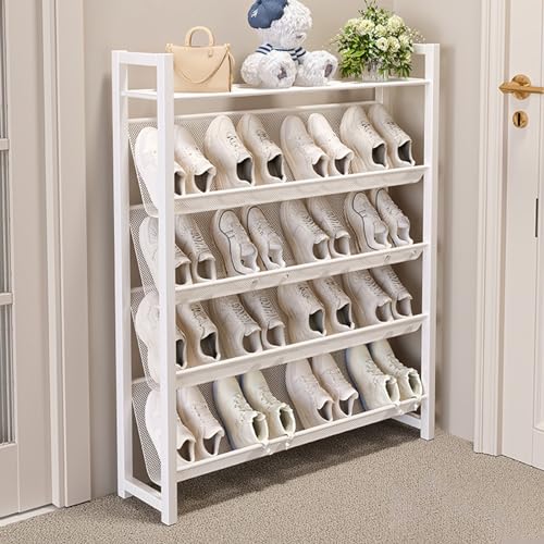 Mehrstufiges schmales Schuhregal, platzsparender Schuhschneider mit Präzisionsmesh-Design, ideal für schmale Schränke und effiziente Aufbewahrungslösungen Mehrstufiges schmales Schuhregal, platzsparender Schuhschneider mit Präzisionsmesh-Design, ideal für schmale Schränke und effiziente Aufbewahrungslösungen von Generisch