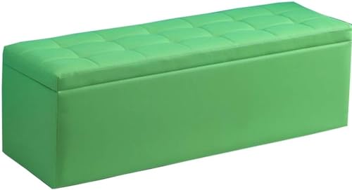 Mehrzweck-Ottomane, Kunstleder-Schuhbank mit hoher Kapazität, wandelbarer Sofa-Hocker für Wohnzimmer, Schlafzimmer und Eingangsbereich von Generisch
