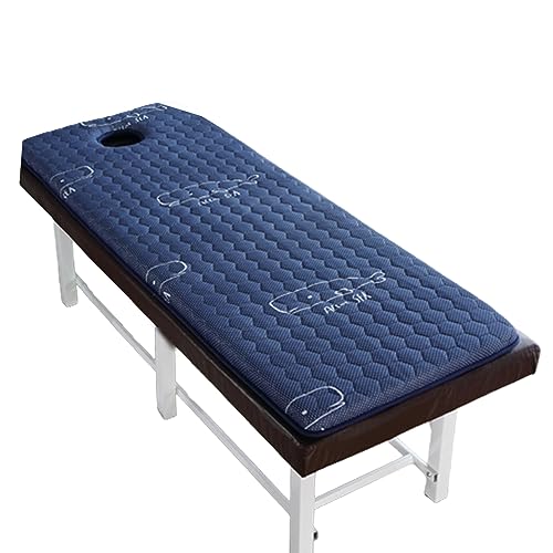 Memory-Foam-Matratze mit Kopftischschutz und Atemloch, Grau, 60 x 190 cm, 2 cm, Spa-Komfort und Unterstützung für ultimative Entspannung von Generisch