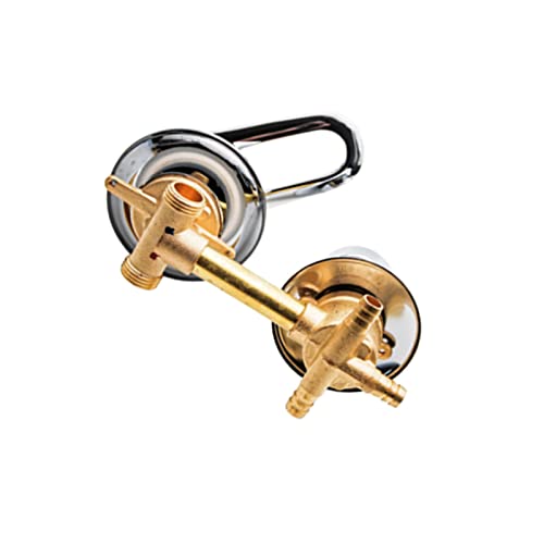 Messing Duscharmatur Mischbatterie 5 Wege mit Keramikkartusche Dicker Griff für Badezimmer Duschkabine Stilvolles Design Ideal für jede Dusche Setup von Generisch