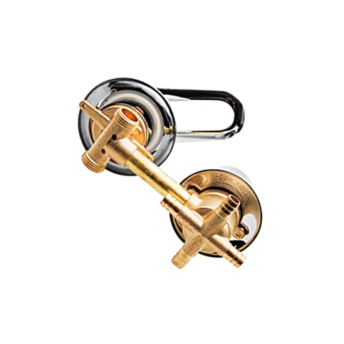 Messing Duscharmatur mit Keramikkartusche, 5-Wege-Design für Badezimmer Duschkabine, dicker Griff, stilvoll und funktional von Generisch