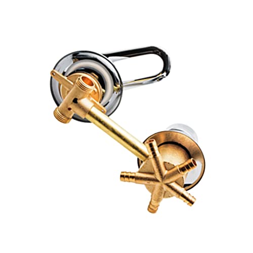 Messing Duscharmatur mit Keramikkartusche, 5-Wege-Ventil für Badezimmer Duschkabine, dicker Griff, stilvolles Design von Generisch