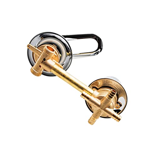 Messing Duscharmatur mit Keramikkartusche 5-Wege-Design für Badezimmer Duschkabine Dicker Griff, stilvoll und funktional von Generisch