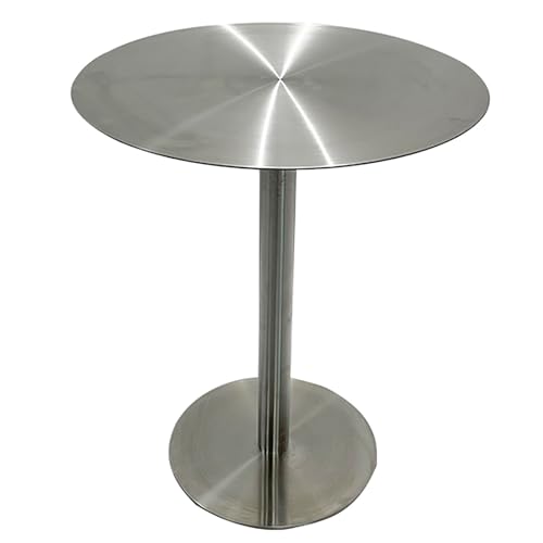 Metall-Beistelltisch im Industrie-Stil, multifunktionaler Edelstahl-Akzenttisch für Wohnzimmer, Schlafzimmer oder Balkon, zierliches und schlichtes Design (Farbe: A) von Generisch