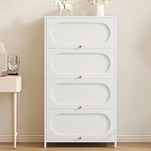 Metall-Bücherregal mit Klapptüren, platzsparender, freistehender Aufbewahrungsschrank, moderner Display-Organizer für Büro und Zuhause Metall-Bücherregal mit Klapptüren, platzsparender, freistehender Aufbewahrungsschrank, moderner Display-Organizer für Büro und Zuhause von Generisch
