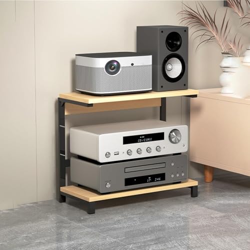 Metall-Eck-Audio-Komponentenregal und Ständer, stabiler AV-Schrank für Stereo-Ausrüstung und Bücher, platzsparendes Design mit rutschfesten Füßen für Büro und Nachttisch Metall-Eck-Audio-Komponentenregal und Ständer, stabiler AV-Schrank für Stereo-Ausrüstung und Bücher, platzsparendes Design mit rutschfesten Füßen für Büro und Nachttisch von Generisch