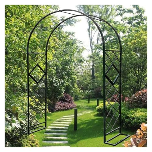 Metall Gartenbogen Rankgitter für Kletterpflanzen Stabile Outdoor Rose Pergola Unterstützung Torbogen Ideal für Gartenlandschaftsbau und Pflanzenunterstützung Metall Gartenbogen Rankgitter für Kletterpflanzen Stabile Outdoor Rose Pergola Unterstützung Torbogen Ideal für Gartenlandschaftsbau und Pflanzenunterstützung von Generisch