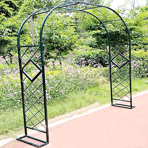 Metall-Gartenbogen Rankhilfe Pergola-Unterstützung – Hochzeitslaube Blumenständer für den Außenbereich, Garten, Rasen und Hinterhof von Generisch