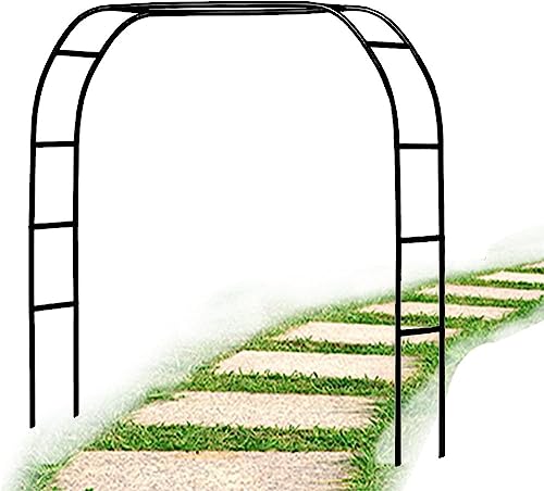 Metall Gartenbogen Rankhilfe Rankhilfe Schwerlast Wetterbeständig Rosenbogen für Garteneingänge und Hochzeiten von Generisch