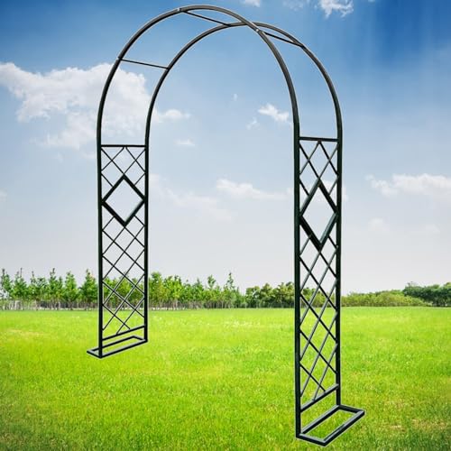 Metall-Gartenbogen für Kletterpflanzen – für den Innen- und Außenbereich, perfekt für Rasen, Terrasse, Hinterhof, Hochzeiten, Stände, Gartenspalier, große Rosenlaube, langlebiges Stahl-Design Metall-Gartenbogen für Kletterpflanzen – für den Innen- und Außenbereich, perfekt für Rasen, Terrasse, Hinterhof, Hochzeiten, Stände, Gartenspalier, große Rosenlaube, langlebiges Stahl-Design von Generisch