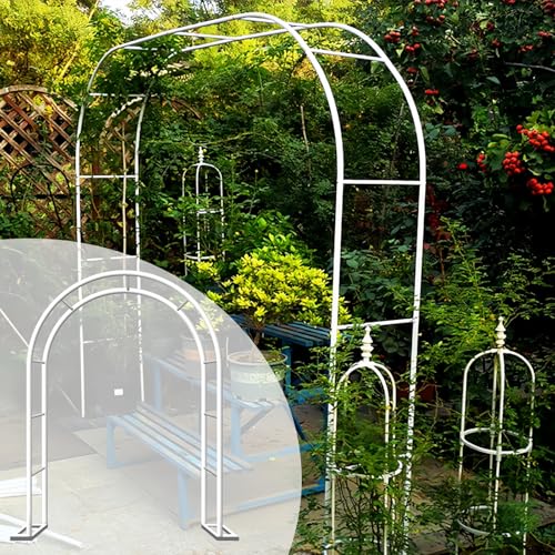 Metall Hochzeitsbogen Rahmen - Outdoor Gartenlaube Rankgitter Metall Pergola Garten Torbogen für Hochzeiten und Veranstaltungen von Generisch
