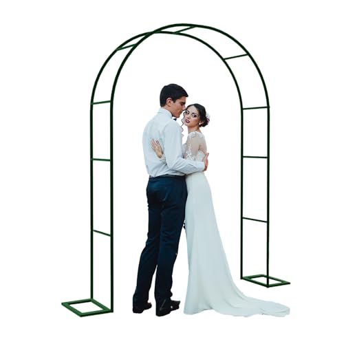 Metall-Hochzeitsbogen für Zeremonien im Freien, Garten- und Hinterhof-Dekoration, langlebiger Pergola-Ständer für eleganten Hintergrund von Generisch