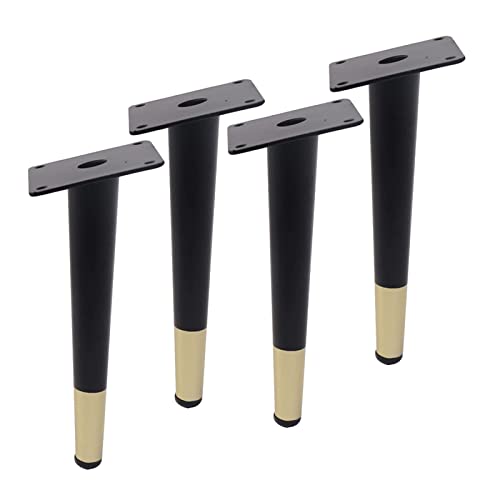 Metall-Möbelbein-Set für DIY-Projekte, robustes, schräges Design, unterstützt bis zu 1000 kg, ideal für Couchtische, Sofas und Schränke von Generisch