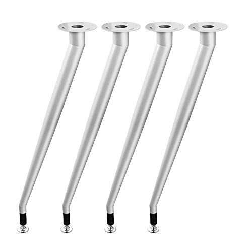 Metall-Möbelbeine, 4 Stück, schräge Kegel-Tischbeine für Schreibtisch, Glas, Couchtisch oder Möbel, Ersatz, anpassbare Größe und Stil von Generisch