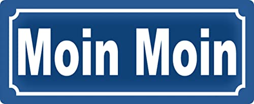 Metall Schild 27x10cm Moin Moin Sprüche Blechschild Metall Schild 27x10cm Moin Moin Sprüche Blechschild von Generisch