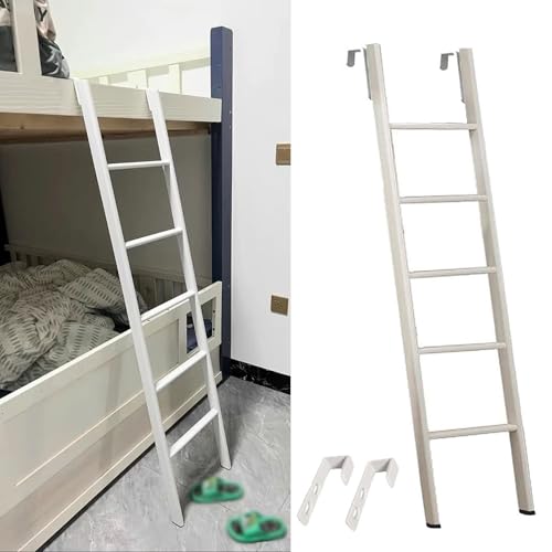 Metall-Trittleiter für Etagenbetten, Dachbodentreppen und Schlafsäle, stabiles Design für Kinder und Erwachsene, ideal für Etagenbetten und Anlegeleitern Metall-Trittleiter für Etagenbetten, Dachbodentreppen und Schlafsäle, stabiles Design für Kinder und Erwachsene, ideal für Etagenbetten und Anlegeleitern von Generisch