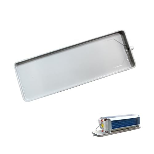 Metall-Tropfwanne für zentrale Klimaanlage, großes Tablett mit Ablaufrohr, perfekt für Fenster-Wechselstromgeräte, Installation und Wartung von Generisch