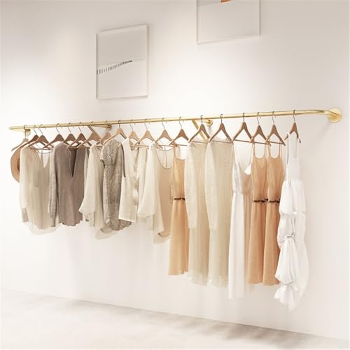 Metall-Wandregal – industrielle Bekleidungsanzeige für Einzelhandelsgegenstände, Boutique-Ausstellungsräume, modernes Design für organisierte Merchandising von Generisch