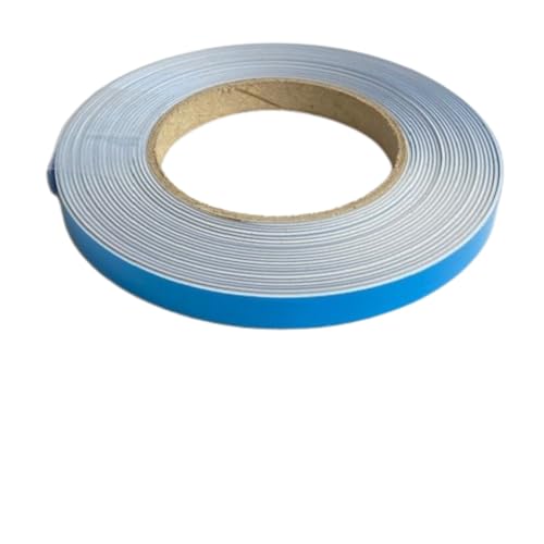 Metallband Selbstklebend 35 mm Breit Ideal für Figuren & Regale Ferroband Stahlband Magnetband Weiß Eisenband zum Kleben Werkstatt Magnetleiste (1 M) von Generisch