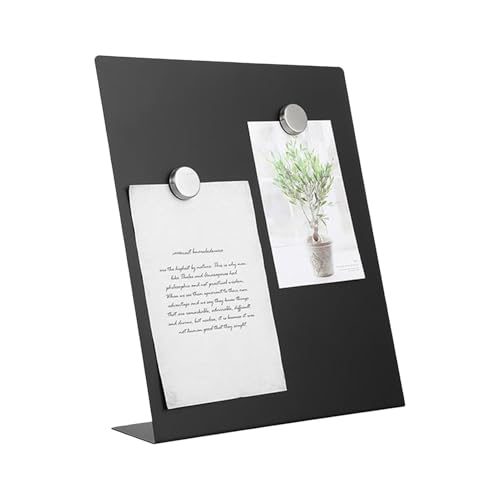 Metallische Pinnwand | Edelstahl Display Magnettafel,Vertikales Whiteboard mit Multifunktion,Büro Arbeitszimmer Schreibtisch Klassenraum Küche Wohnheim Planung von Generisch