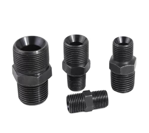 Metrisches M auf 1/8 1/4 3/8 1/2 3/4 Zoll Hydraulikgewindefitting-Adapter Hochdruck-Ölrohrverbinderverbindung(M22x1.5,1") von Generisch