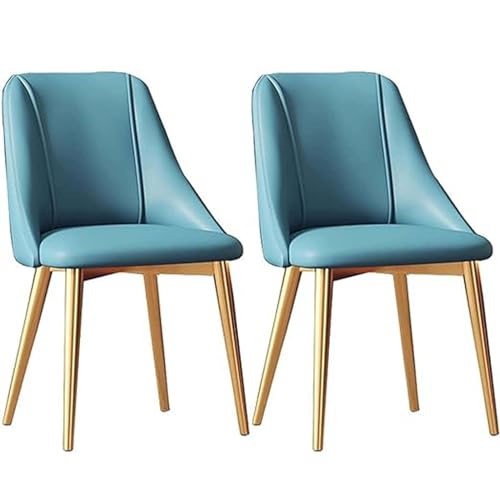 Mid-Century Moderne Esszimmerstühle, 2er-Set, gepolsterte Sitzfläche, Beine aus massivem Buchenholz, ideal für Esszimmer, Wohnzimmer, Schlafzimmer, Küche und Lounge von Generisch