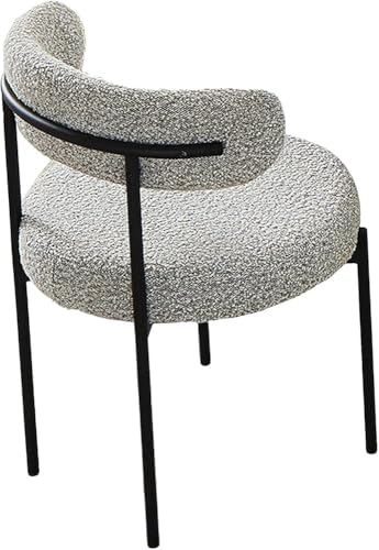 Mid Century Moderner Esszimmerstuhl mit gebogener Rückenlehne und runder gepolsterter Sitzfläche, perfekt für Küche und Esszimmer Mid Century Moderner Esszimmerstuhl mit gebogener Rückenlehne und runder gepolsterter Sitzfläche, perfekt für Küche und Esszimmer von Generisch