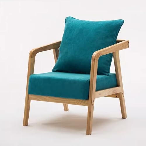 Mid Century Moderner Schaukelstuhl – Bequemer Loungesessel mit weichem Baumwoll-Leinen-Kissen für Wohnzimmer – stilvolle Retro-Akzentmöbel für Mid Century Moderner Schaukelstuhl – Bequemer Loungesessel mit weichem Baumwoll-Leinen-Kissen für Wohnzimmer – stilvolle Retro-Akzentmöbel für von Generisch