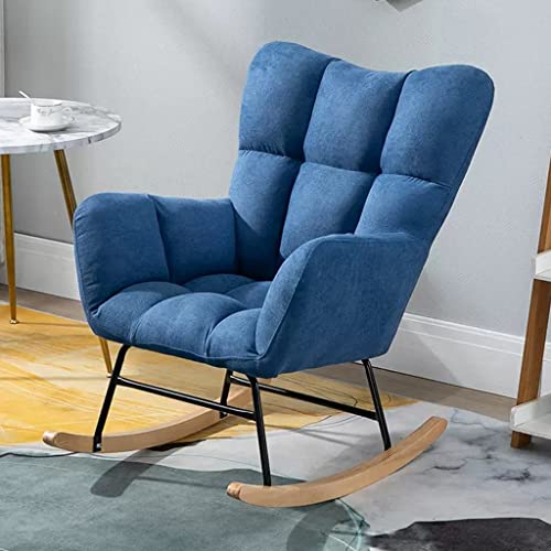 Mid-Century Moderner Teddy Schaukelstuhl, gepolsterter Relaxsessel mit weichem Sitz, ideal zum Lesen & Freizeit im Wohnzimmer oder Schlafzimmer Mid-Century Moderner Teddy Schaukelstuhl, gepolsterter Relaxsessel mit weichem Sitz, ideal zum Lesen & Freizeit im Wohnzimmer oder Schlafzimmer von Generisch