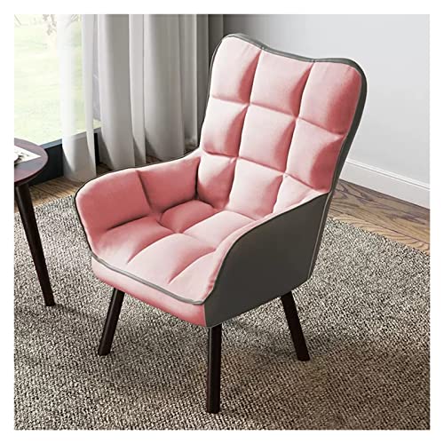 Mid Century Moderner gepolsterter Sessel mit Massivholzbeinen, hohe Rückenlehne, Akzent-Loungesessel für Wohnzimmer, Lesestuhl für Freizeit, Sofa, AreaView Chair von Generisch