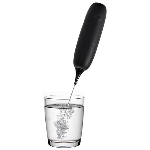 Milchaufschäumer Elektrischer Handheld, Kaffee-Aufschäumer, wiederaufladbarer Milchaufschäumer, automatischer Milchaufschäumer, Handschaumbereiter für Latte, batteriebetriebener Kaffee-Aufschäumer von Generisch