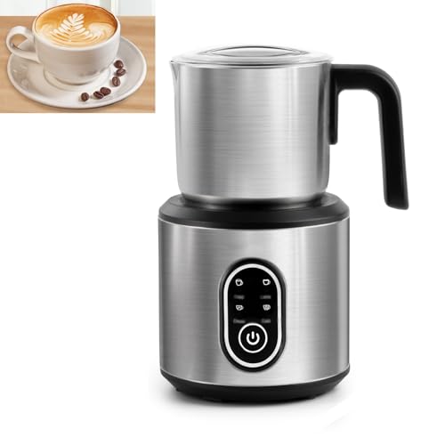 Milchaufschäumer aus Edelstahl, vollautomatische Heiß- und Kaltkaffeemaschine mit intelligenter Funktion, schnelles Aufheizen für perfektes Aufschäumen von Kaffee und Milch von Generisch