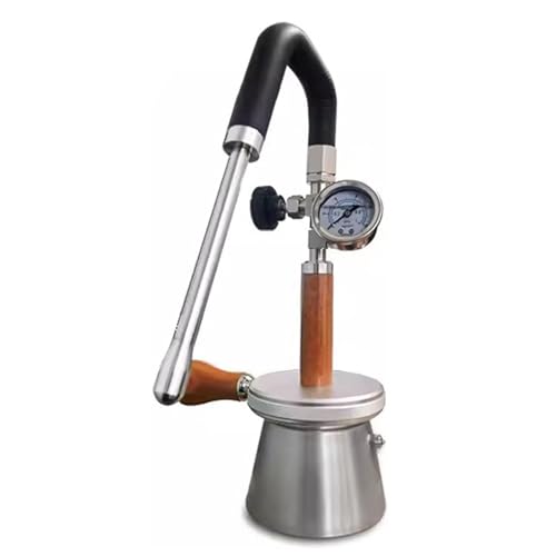 Milchaufschäumer und Dampfgarer mit 350ml Wasserkocher, Outdoor-Wasserkochmaschine, 3-Loch-Dampfdüse, Manometer, einstellbarer Winkel für Schaum Milchaufschäumer und Dampfgarer mit 350ml Wasserkocher, Outdoor-Wasserkochmaschine, 3-Loch-Dampfdüse, Manometer, einstellbarer Winkel für Schaum von Generisch