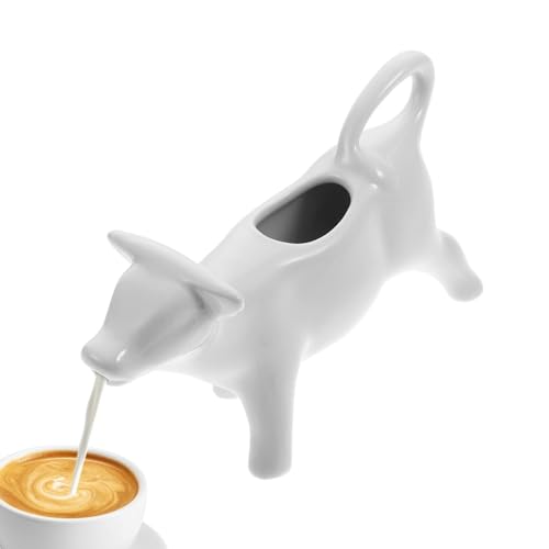 Milchkanne Kuh MilchkäNnchen Kuh Keramik Milchkännchen Milchkanne Kuh I Krug Keramik I Gießer Weiß I Milk Pitcher White I Milk Jug Ceramic 13,50 X 3,50 X 7,50 Cm von Generisch