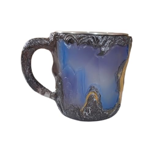Mineralkristall-Kaffeetassen – 300 Ml Bunte -Kristall-Kaffeetasse, Elegante Luxus-Mineralkristall-Kaffeetasse, Achat-Kristall-dekorative Tasse Für Zuhause Und Büro – Blau Mineralkristall-Kaffeetassen – 300 Ml Bunte -Kristall-Kaffeetasse, Elegante Luxus-Mineralkristall-Kaffeetasse, Achat-Kristall-dekorative Tasse Für Zuhause Und Büro – Blau von Generisch
