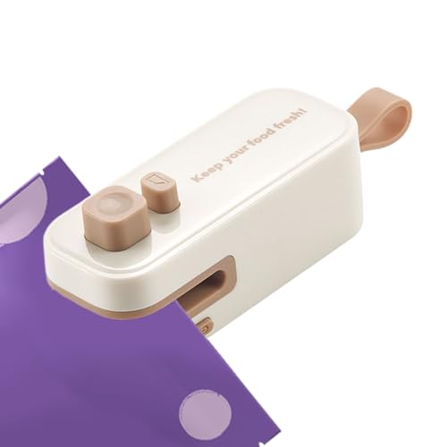 Mini Beutelverschlussgerät | Kleine Snackbeutel Versiegelungsmaschine | Frischehalte Ausrüstung mit Magnet für Küche Camping Umzug Picknick Mini Beutelverschlussgerät | Kleine Snackbeutel Versiegelungsmaschine | Frischehalte Ausrüstung mit Magnet für Küche Camping Umzug Picknick von Generisch