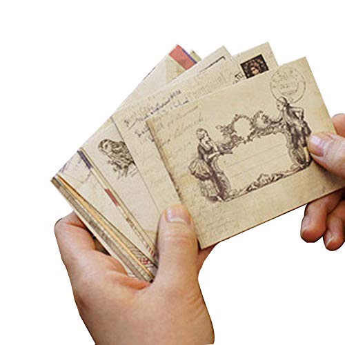 Mini-Briefumschläge im europäischen Vintage-Stil, für Party-Grußkarten, 12 Stück Mini-Briefumschläge im europäischen Vintage-Stil, für Party-Grußkarten, 12 Stück von Generisch