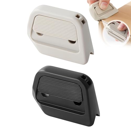 Mini Ceramic Paper Cutter, Ceramic Automatic Rebound Box Opener, Mini Box Cutter, Safety Blade, Stays Sharp Up to 10x Longer (Khaki+Black) von Generisch