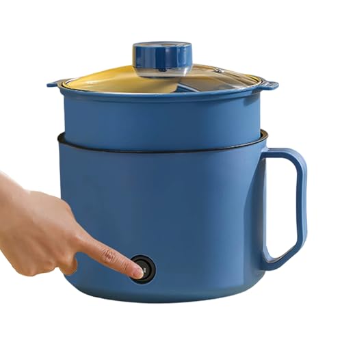 Mini Fondue Set | Elektrischer Multikocher Mit Dampfgarfunktion - Tragbarer & Kompakter Dampfgarer Für Ramen Nudeln Pasta & Fondue von Generisch