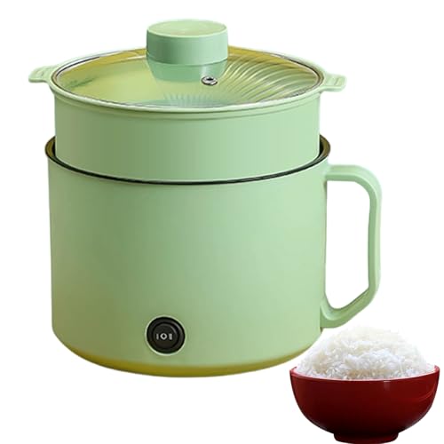Mini Fondue Set - Multifunktioneller Elektrokocher | Kompakt & Antihaft Schnellaufheizend Für Ramen Nudelsuppe Pasta Fondue von Generisch