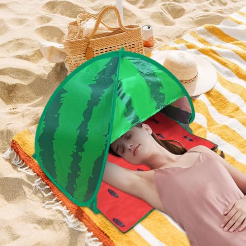 Mini Head Sun Shelter Tent, Strandmuschel, Tragbar Automatisches Strandzelt, Sonnenschutz mit Handy-Ständer, Anti-UV Mini Beach Zelt für Outdoor Picnic Camping von Generisch