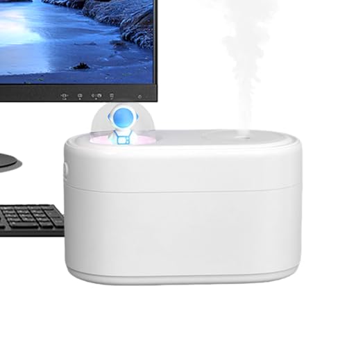 Mini Luftbefeuchter | Nachttisch-Luftbefeuchter Für Den Nachttisch,Aromatherapie Diffuser Mit 2-Stufen Nebelkontrolle Im Astronauten Design Für Zuhause, Büro Und Reise von Generisch