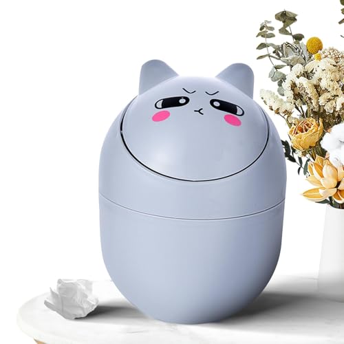 Mini-Schreibtisch-Mülleimer | entzückender Mülleimer | Schreibtisch-Mülleimer für den Schreibtisch | Tischmülleimer für Zuhause | Wohnzimmer mit Schütteldeckel Mini-Schreibtisch-Mülleimer | entzückender Mülleimer | Schreibtisch-Mülleimer für den Schreibtisch | Tischmülleimer für Zuhause | Wohnzimmer mit Schütteldeckel von Generisch