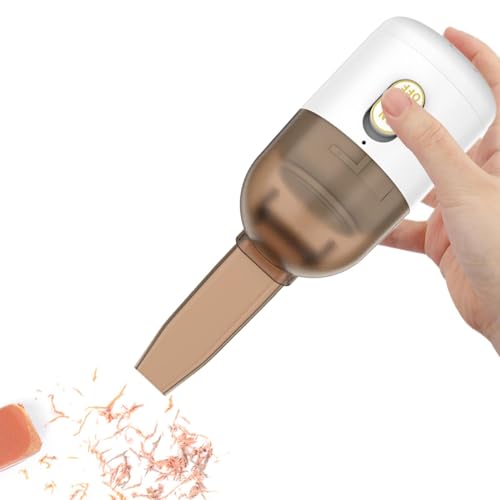 Mini -Schreibtisch Vakuum | Mini-Tischstaubstaubsauger, Schreibtisch Reiniger kordless 360-Grad-Rotatierbar zum Reinigen von Haaren, Krümel, Computertastatur mit Geschenken für Kinder von Generisch