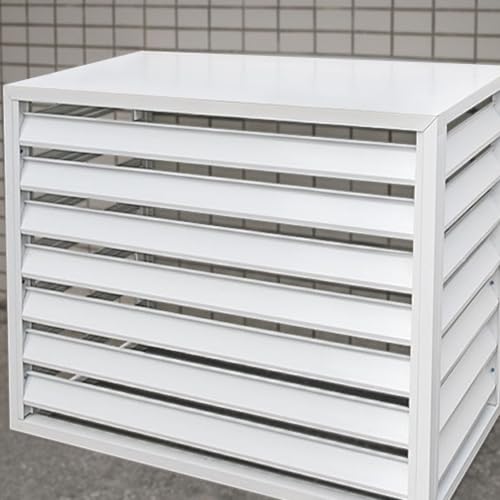 Mini Split AC Abdeckung für Außengeräte Wetterfestes Schutzgehäuse Kondensatorschild Komplettes Abdeckungs-Kit von Generisch