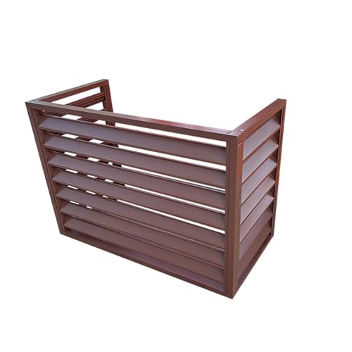 Mini-Split-Abdeckung für Klimaanlage und Wärmepumpe, Aluminium, für den Innen- und Außenbereich, 110 x 80 x 60 cm, wetterbeständiges Design, Braun Mini-Split-Abdeckung für Klimaanlage und Wärmepumpe, Aluminium, für den Innen- und Außenbereich, 110 x 80 x 60 cm, wetterbeständiges Design, Braun von Generisch
