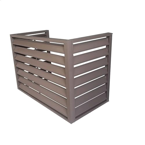 Mini-Split-Klimaanlagenabdeckung für den Außenbereich – langlebiger Aluminiumschutz zur Geräuschreduzierung und Wetterbeständigkeit, perfekt für Wechselstrom- und Wärmepumpeneinheiten von Generisch