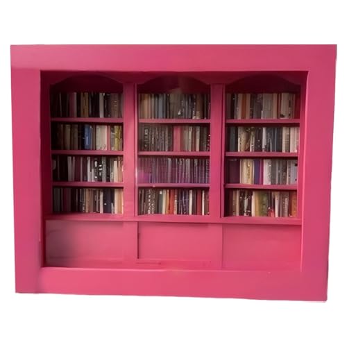 Miniatur Stress Bücherregal, schütteln Sie Ihren Stress weg mit 200 Stück Miniaturbüchern, Stressabbau Holz-Bücherregal, kreatives Bücherregal, Vitrine Schrank für Buchliebhaber Miniatur Stress Bücherregal, schütteln Sie Ihren Stress weg mit 200 Stück Miniaturbüchern, Stressabbau Holz-Bücherregal, kreatives Bücherregal, Vitrine Schrank für Buchliebhaber von Generisch