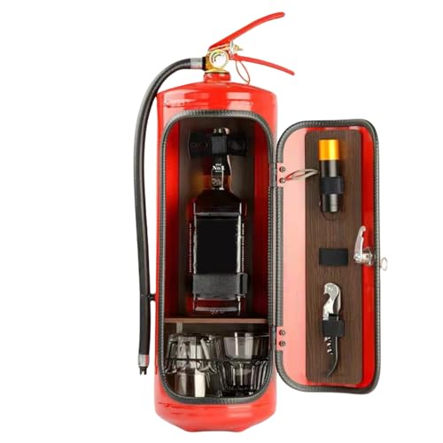 Minibar Feuerlöscher - Neuartiger Feuerlöscher | Minibar in Feuerlöscherform Für Whiskyliebhaber Männer, Weinschrank-Schreibtischdekoration, Kreativer Barschrank Minibar Feuerlöscher - Neuartiger Feuerlöscher | Minibar in Feuerlöscherform Für Whiskyliebhaber Männer, Weinschrank-Schreibtischdekoration, Kreativer Barschrank von Generisch