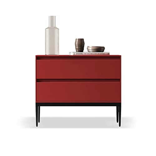 Minimalistischer Nachttisch – Moderner Luxus-Nachttisch mit erweitertem Stauraum, leichtes Design für Schlafzimmer, einfacher und eleganter Beistelltisch für einfaches Anpassen von Generisch